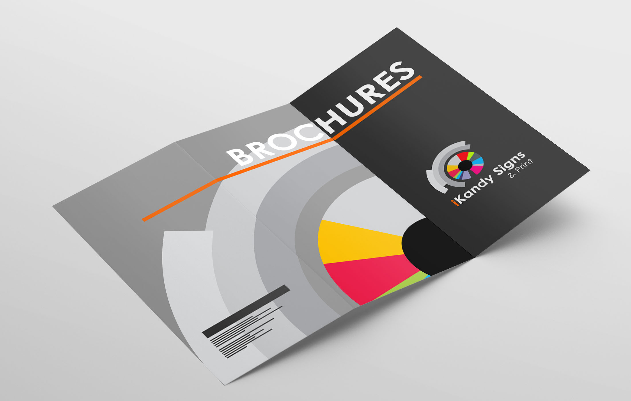 Z Fold Flyer Mockup