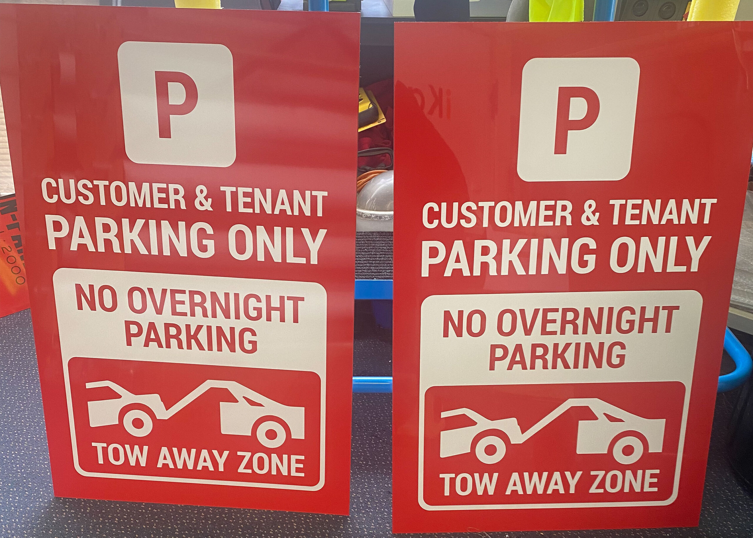 CNC Tow Away Zone